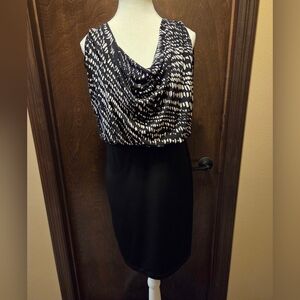 Valerie Bertinelli Black & White Dress NWT